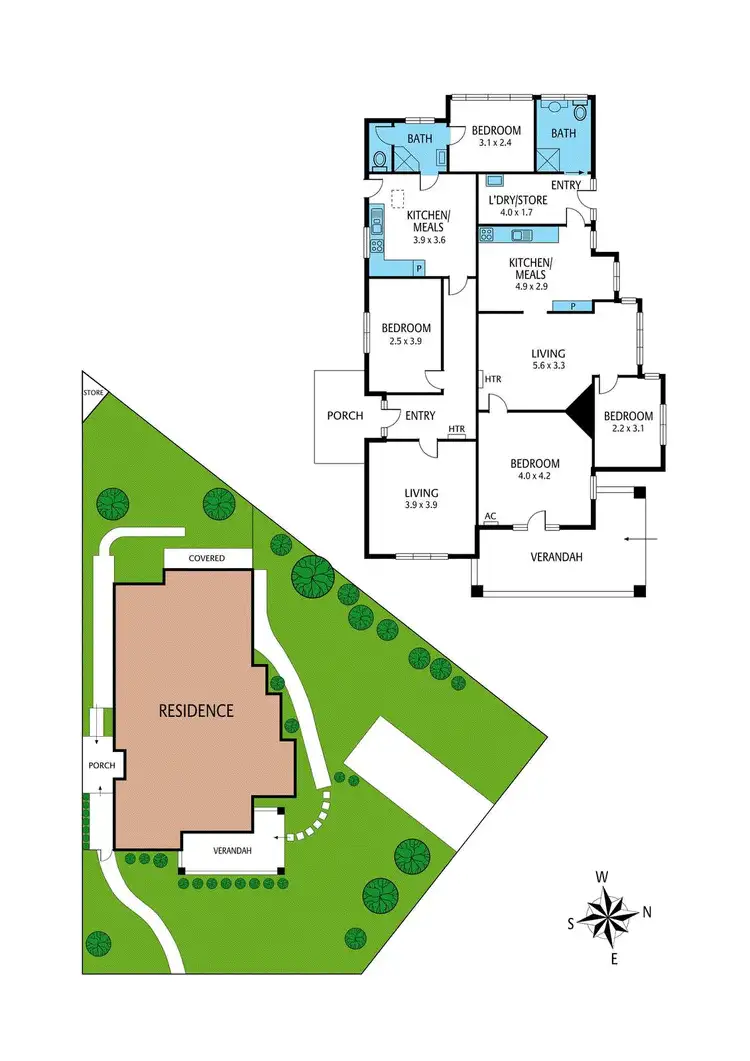 Floorplan of Homely house listing, 117 Carpenter Street, Brighton VIC 3186