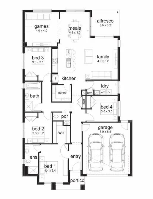 Floorplan of Homely house listing, 11 Imagine Dr, Strathfieldsaye VIC 3551