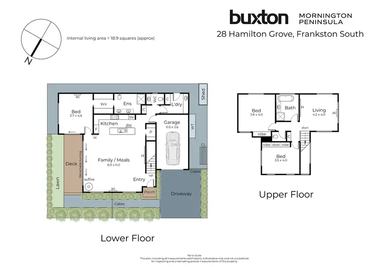 Floorplan of Homely house listing, 28 Hamilton Grove, Frankston South VIC 3199