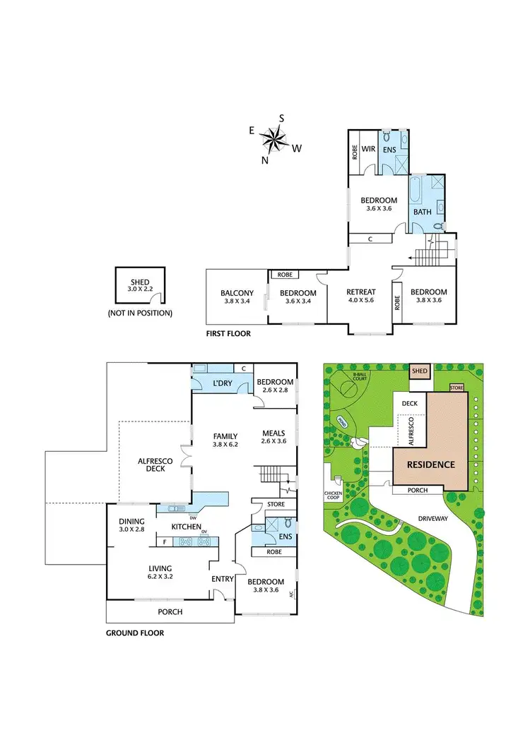 Floorplan of Homely house listing, 4 Christine Avenue, Eltham VIC 3095