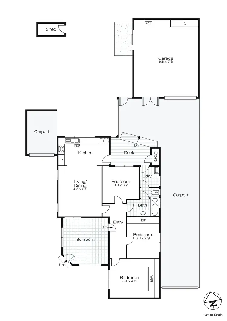 Floorplan of Homely house listing, 242 Park Street, Delacombe VIC 3356