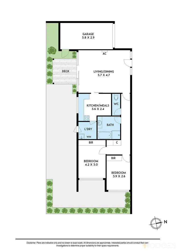 Floorplan of Homely unit listing, 2/10 Church Street, Beaumaris VIC 3193