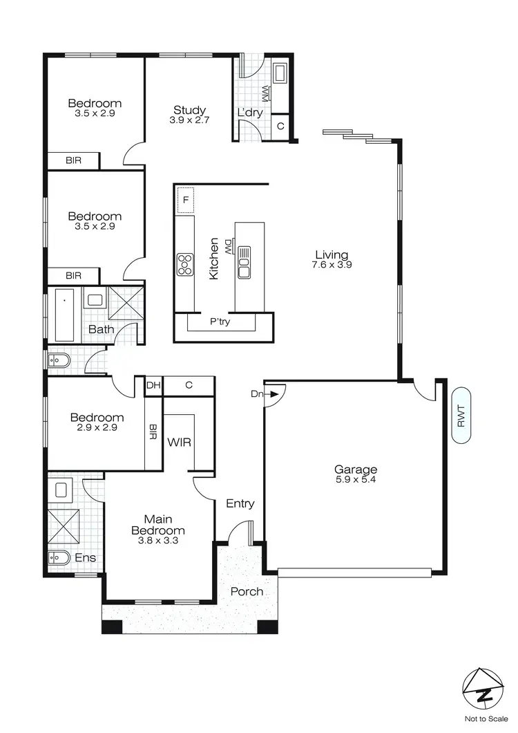 Floorplan of Homely house listing, 10 Buniya Street, Bonshaw VIC 3352