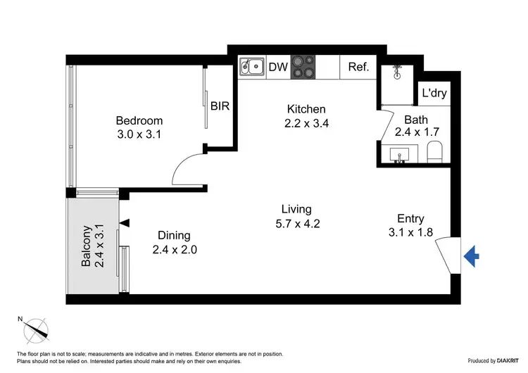 Floorplan of Homely apartment listing, 3302/601 Little Lonsdale Street, Melbourne VIC 3000