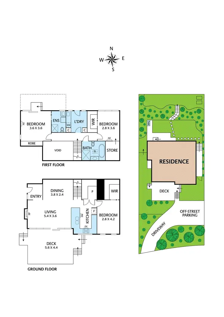 Floorplan of Homely house listing, 57 Booyan Crescent, Greensborough VIC 3088