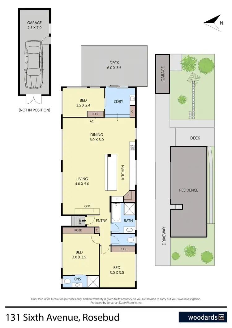 Floorplan of Homely house listing, 131 Sixth Avenue, Rosebud VIC 3939