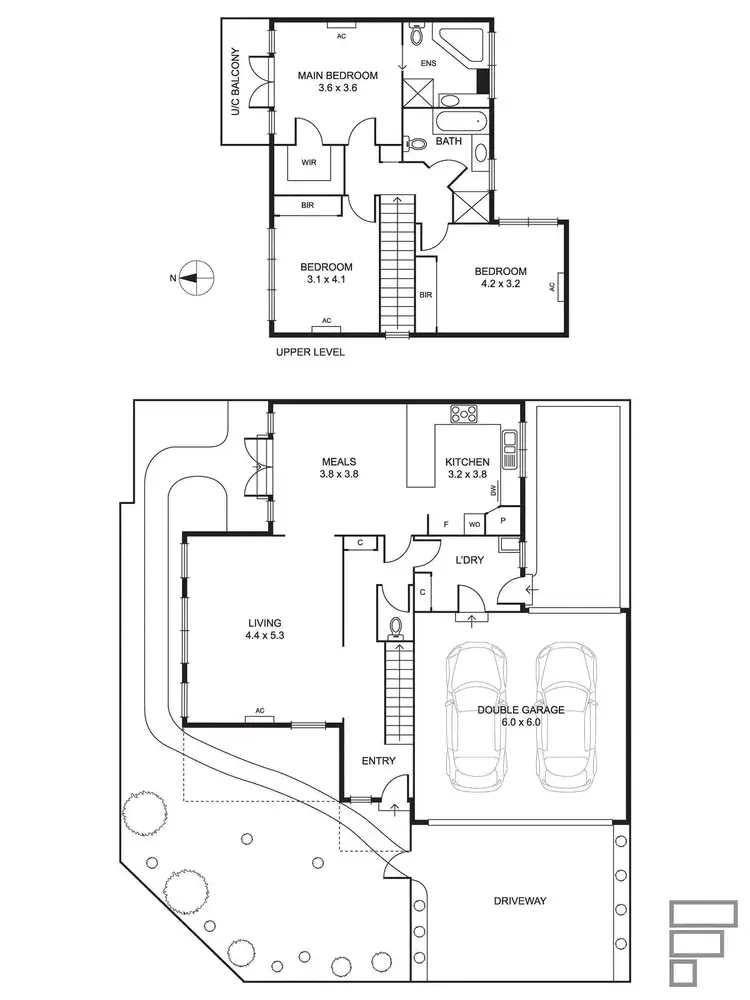 Floorplan of Homely townhouse listing, 1/162 Kambrook Road, Caulfield VIC 3162