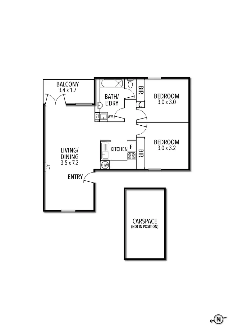 Floorplan of Homely apartment listing, 14/121 Rathdowne Street, Carlton VIC 3053