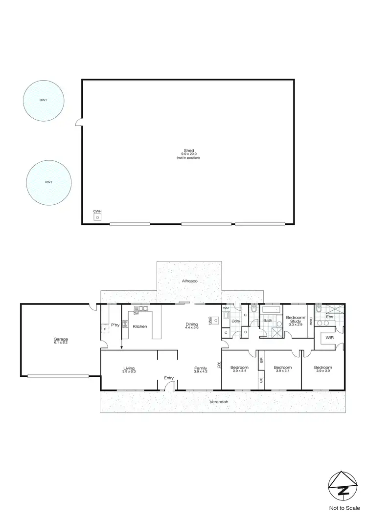 Floorplan of Homely house listing, 520 Ti Tree Road, Warrenheip VIC 3352