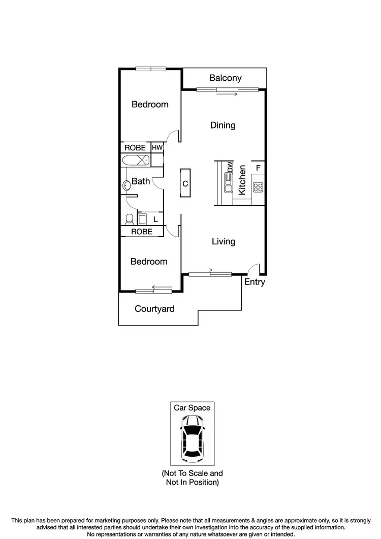 Floorplan of Homely apartment listing, 4/28 Jeffcott Street, West Melbourne VIC 3003