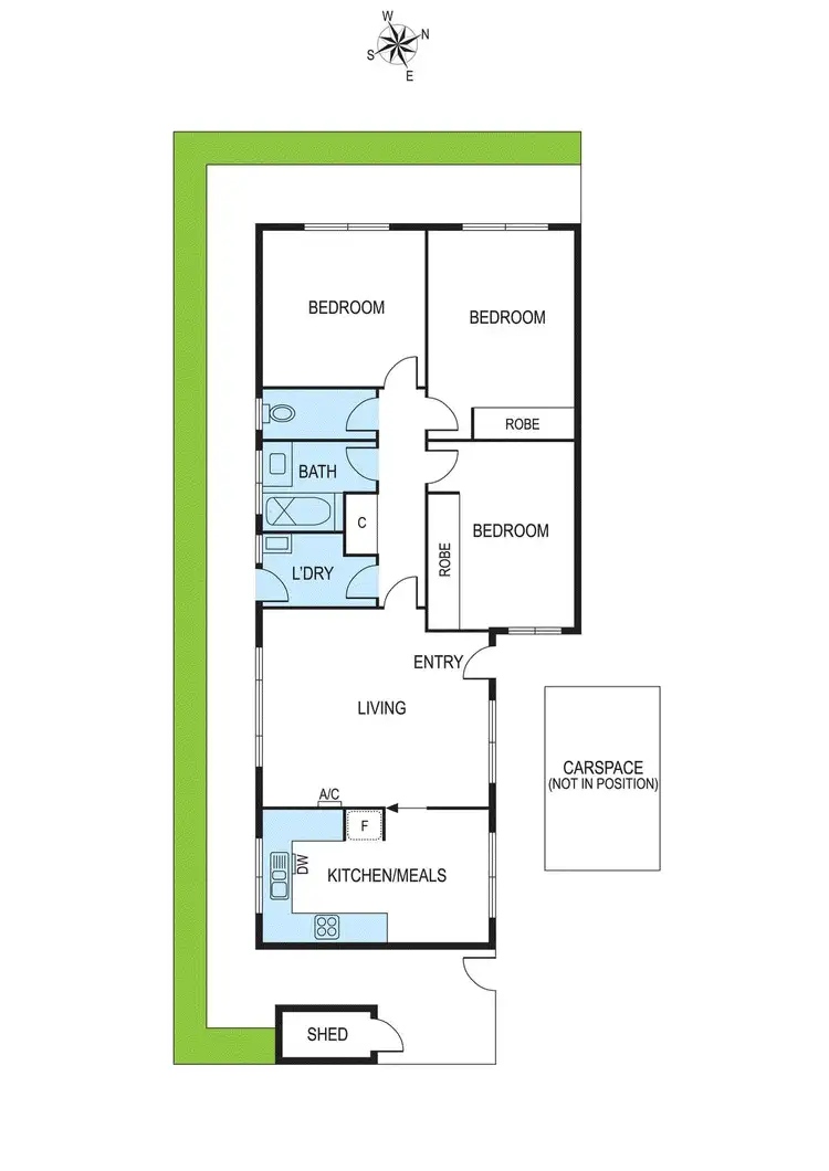 Floorplan of Homely unit listing, 4/16 Blenheim Street, Bentleigh East VIC 3165