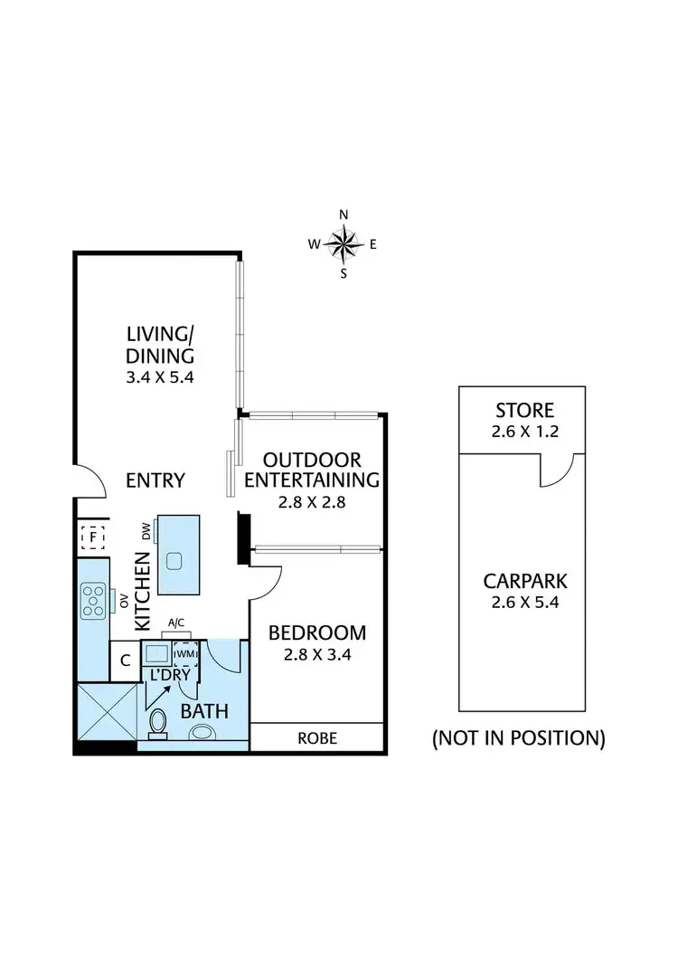 Floorplan of Homely apartment listing, 101/25 Pryor Street, Eltham VIC 3095