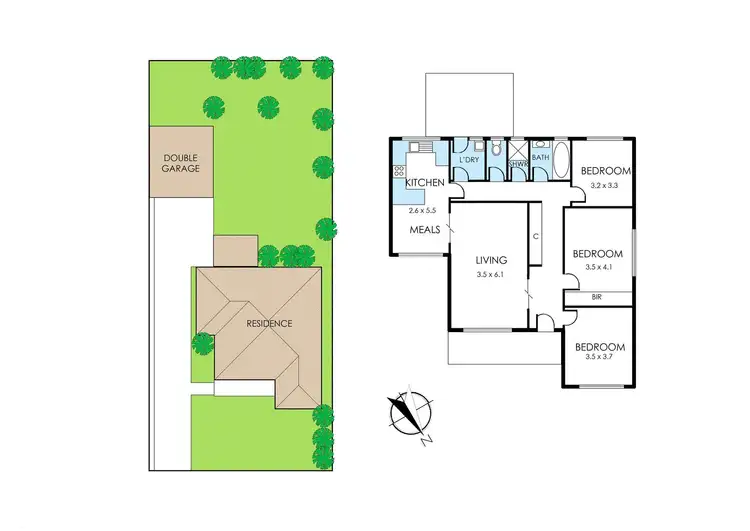 Floorplan of Homely house listing, 12 Axel Street, Dandenong VIC 3175