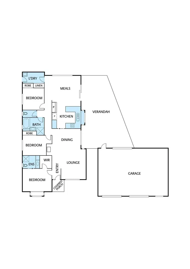 Floorplan of Homely house listing, 3 Pelham Court, Epping VIC 3076