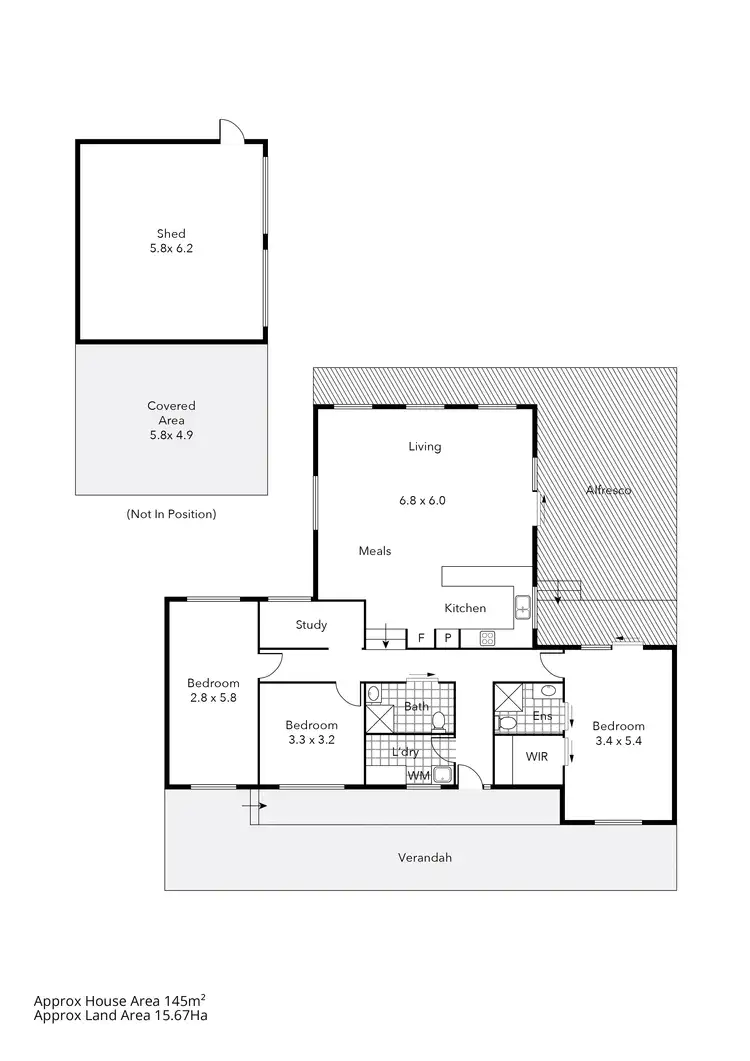 Floorplan of Homely house listing, 366 Savage Hill Road, Dereel VIC 3352