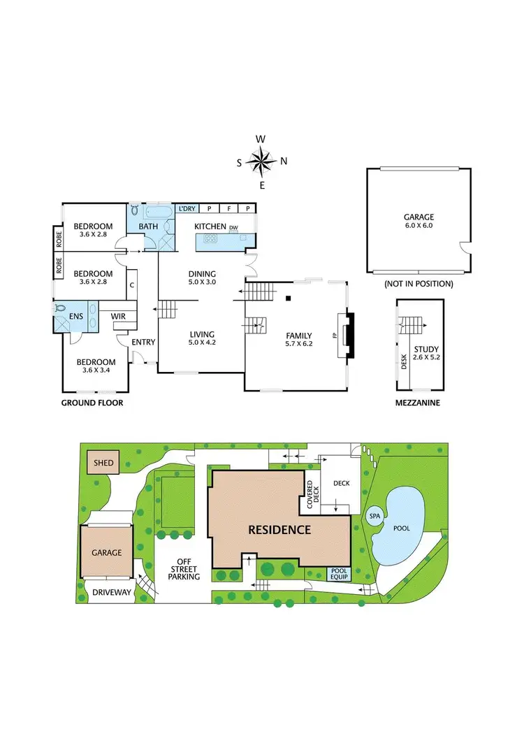 Floorplan of Homely house listing, 32 Ramptons Road, Eltham North VIC 3095