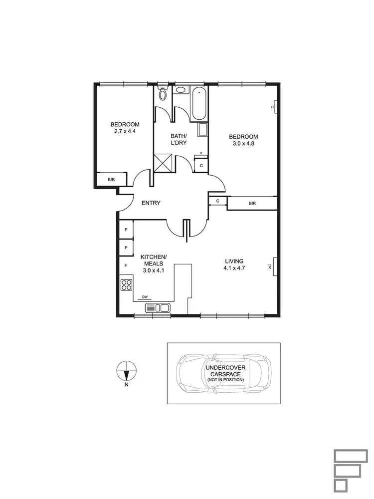 Floorplan of Homely apartment listing, 14/3-5 Chomley Street, Prahran VIC 3181