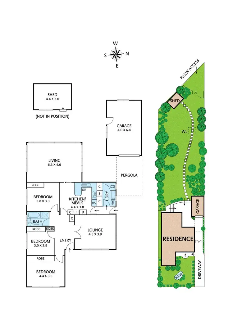Floorplan of Homely house listing, 53 Grove Road, Rosanna VIC 3084