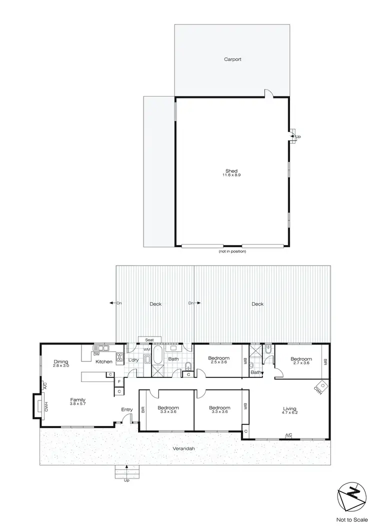 Floorplan of Homely house listing, 24 Smyth Street, Allendale VIC 3364