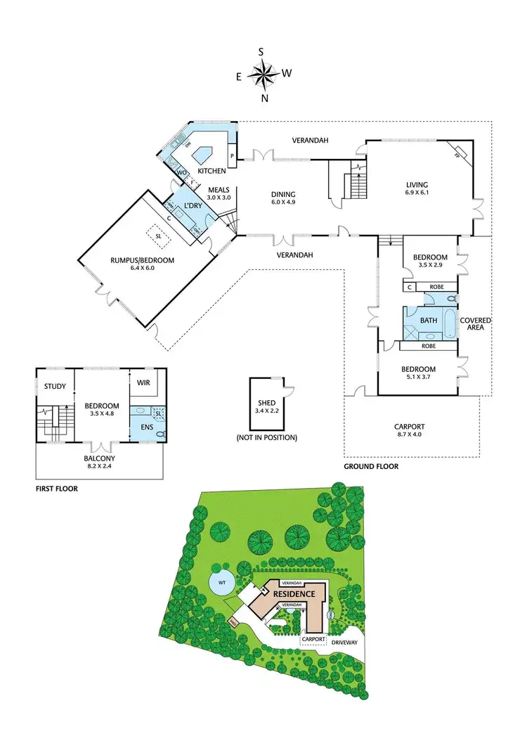 Floorplan of Homely house listing, 315 Catani Boulevard, Bend of Islands VIC 3097