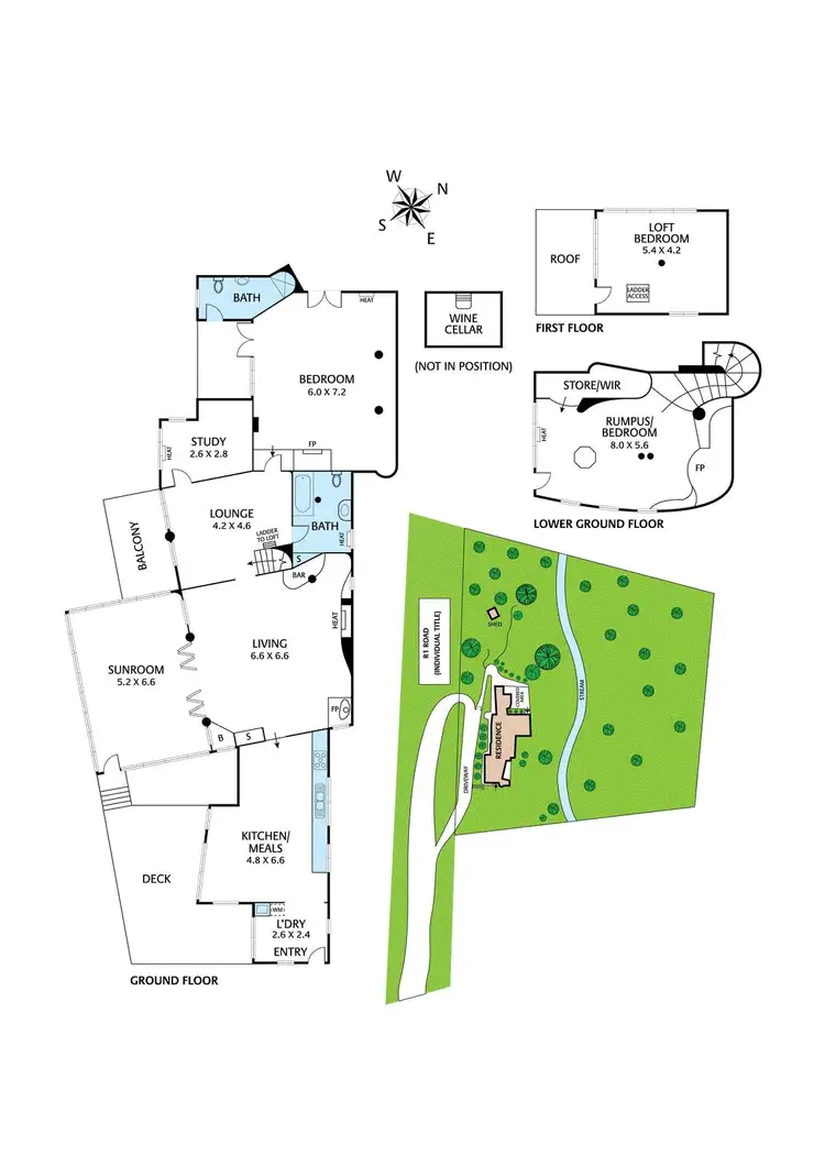 Floorplan of Homely house listing, 34 Hamilton Road, North Warrandyte VIC 3113