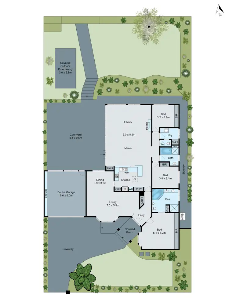 Floorplan of Homely house listing, 15 French Street, Mount Waverley VIC 3149