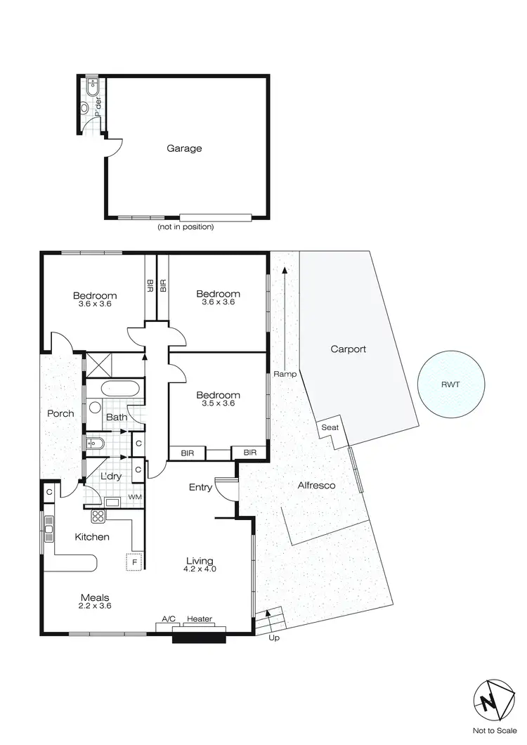 Floorplan of Homely house listing, 2 Parker Street, Beaufort VIC 3373