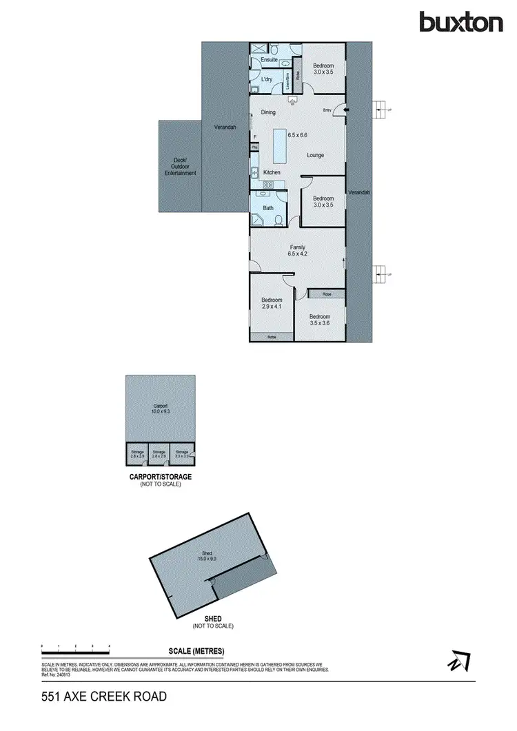Floorplan of Homely house listing, 551 Axe Creek Road, Axe Creek VIC 3551