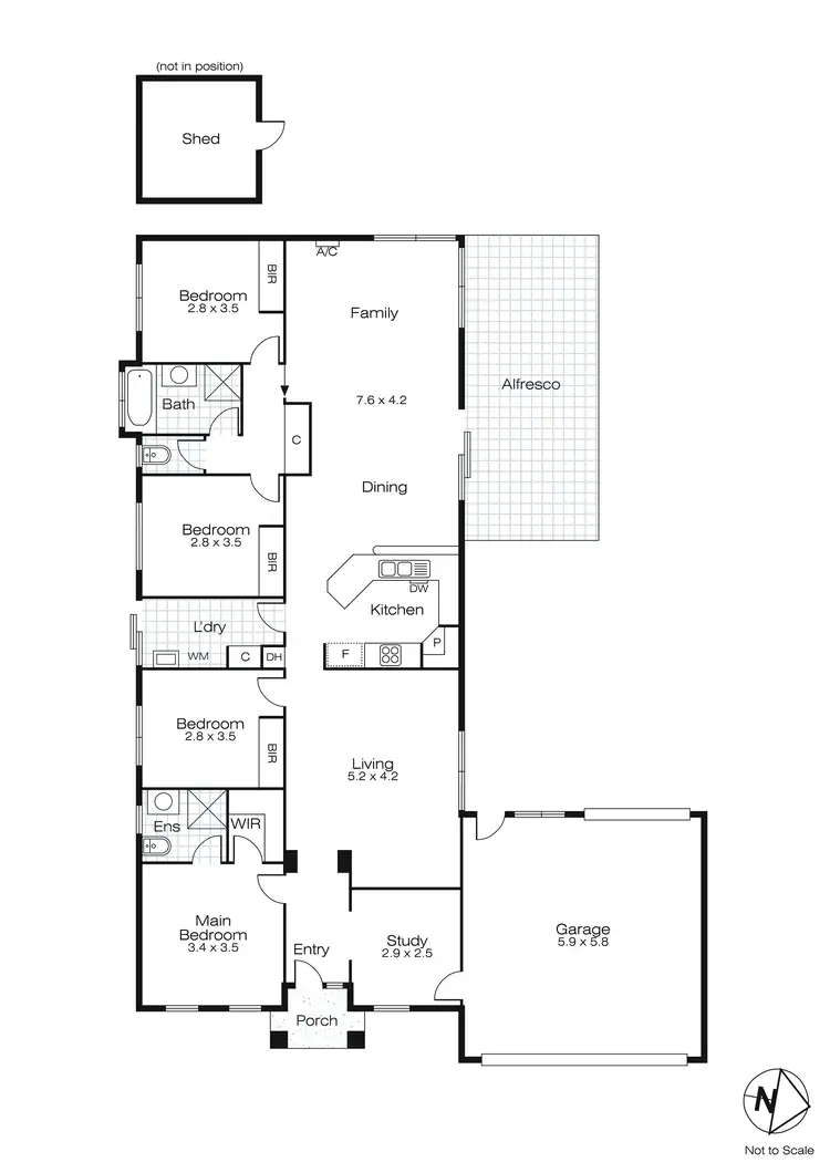 Floorplan of Homely house listing, 10 Oakbank Drive, Mount Helen VIC 3350