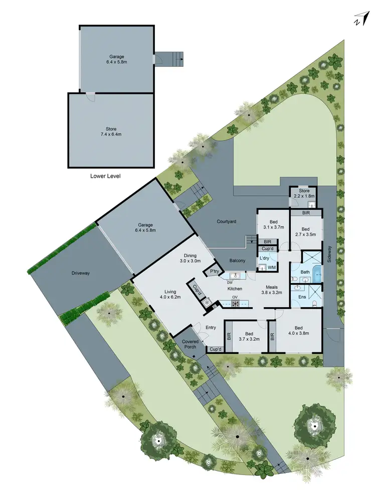 Floorplan of Homely house listing, 2 Lesay Court, Mount Waverley VIC 3149