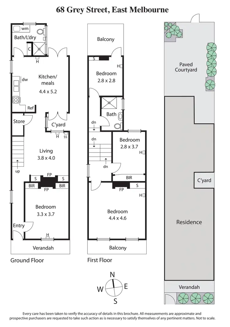 Floorplan of Homely house listing, 68 Grey Street, East Melbourne VIC 3002