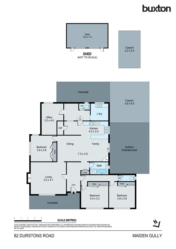 Floorplan of Homely land listing, 626 Calder Highway, Maiden Gully VIC 3551