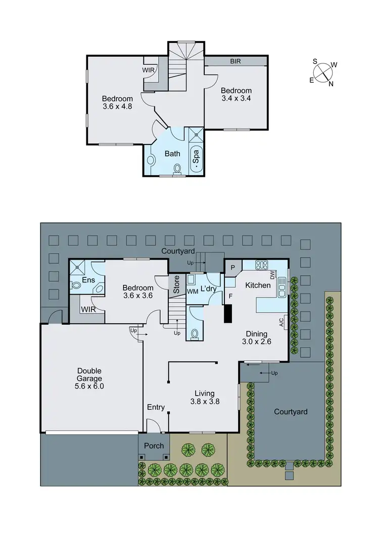 Floorplan of Homely townhouse listing, 2/2 Jacqueline Road, Mount Waverley VIC 3149