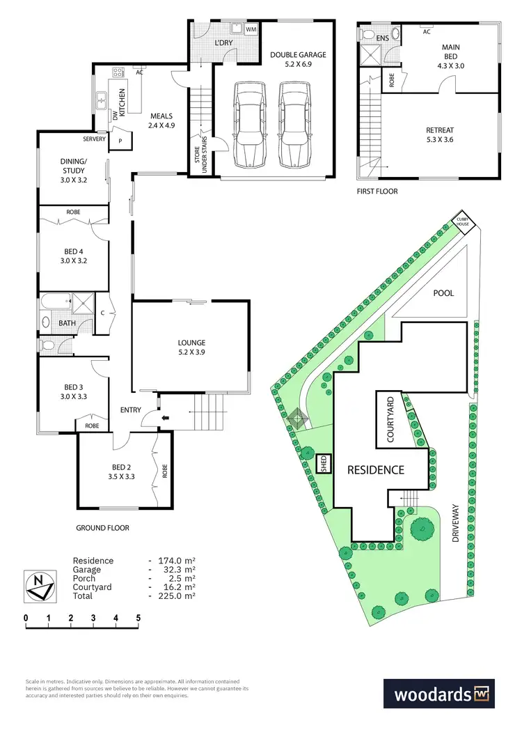 Floorplan of Homely house listing, 15 Bataba Street, Moorabbin VIC 3189