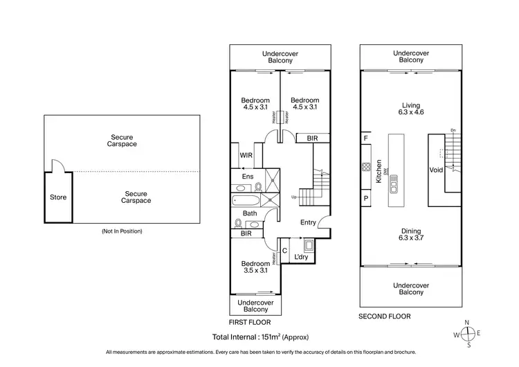 Floorplan of Homely apartment listing, Level 1, 1/78 The Terrace, Ocean Grove VIC 3226