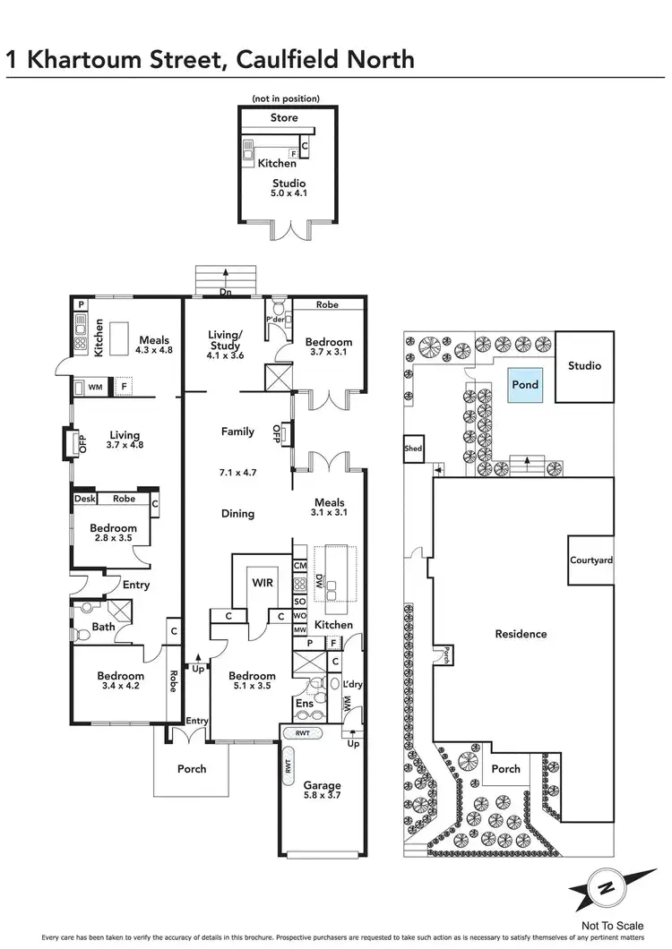 Floorplan of Homely house listing, 1 Khartoum Street, Caulfield North VIC 3161