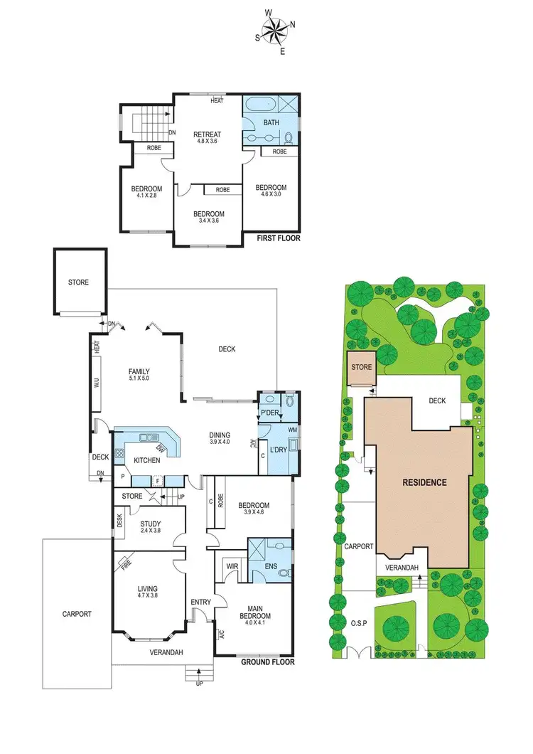 Floorplan of Homely house listing, 1 Amelia Street, Mckinnon VIC 3204