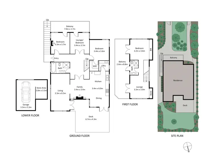 Floorplan of Homely house listing, 10 Albert Street, Point Lonsdale VIC 3225