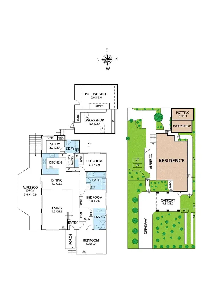 Floorplan of Homely house listing, 50 Eucalyptus Road, Eltham VIC 3095