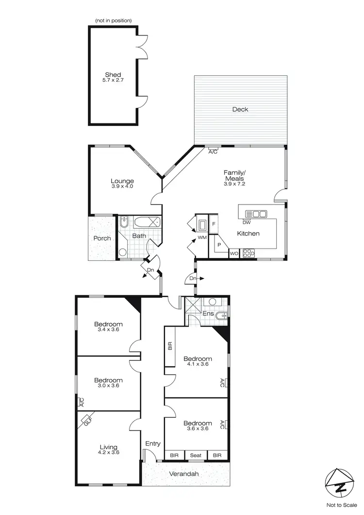 Floorplan of Homely house listing, 2a Salisbury Avenue, Newington VIC 3350