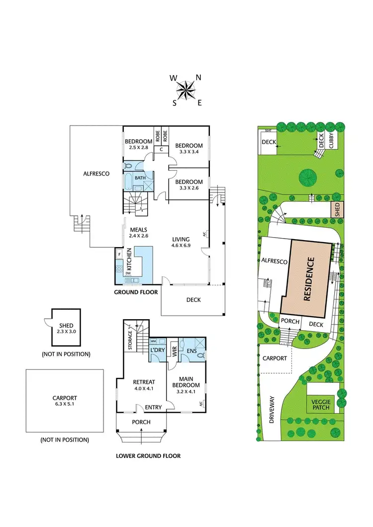 Floorplan of Homely house listing, 65 Cressy Street, Montmorency VIC 3094