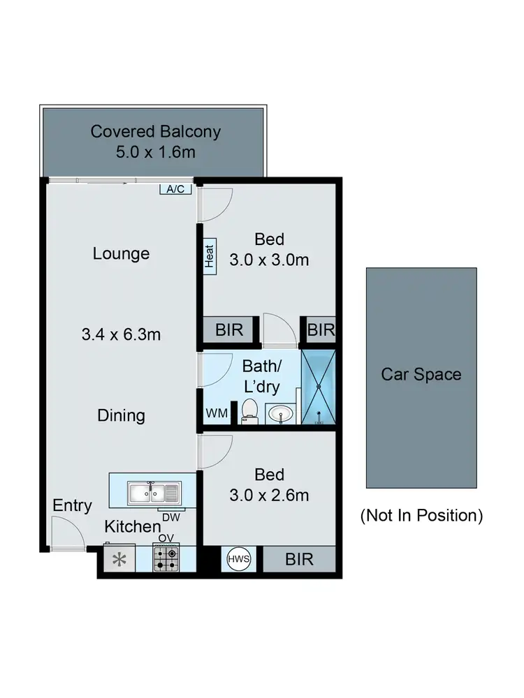 Floorplan of Homely apartment listing, 8/2 Monash Green Drive, Clayton VIC 3168