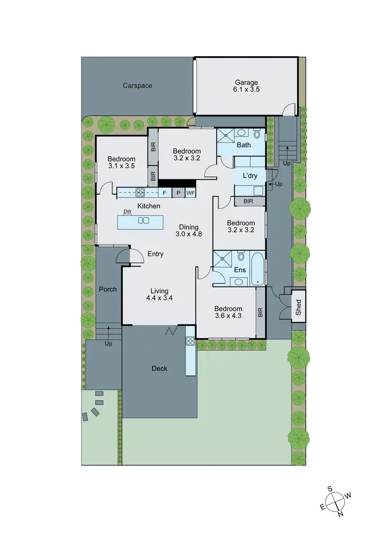 Floorplan of Homely house listing, 1/84 High Street Road, Ashwood VIC 3147