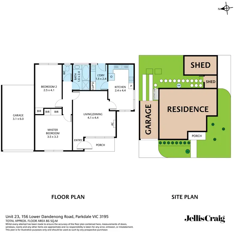Floorplan of Homely unit listing, 23/156 Lower Dandenong Road, Mentone VIC 3194