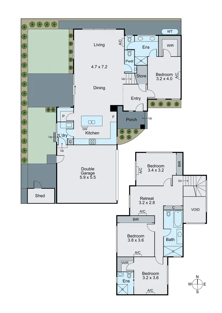 Floorplan of Homely townhouse listing, 2/15 Mulgrave Street, Ashwood VIC 3147