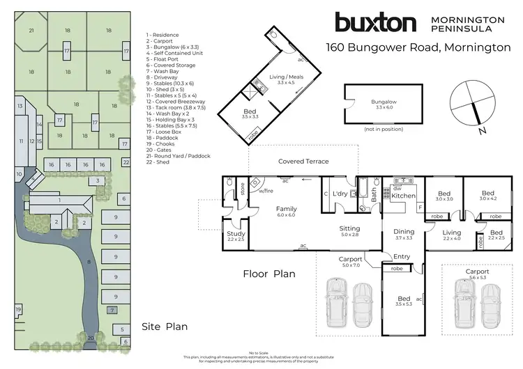 Floorplan of Homely house listing, 160 Bungower Road, Mornington VIC 3931