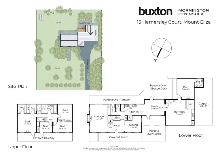 Floorplan of Homely house listing, 15 Hamersley Court, Mount Eliza VIC 3930