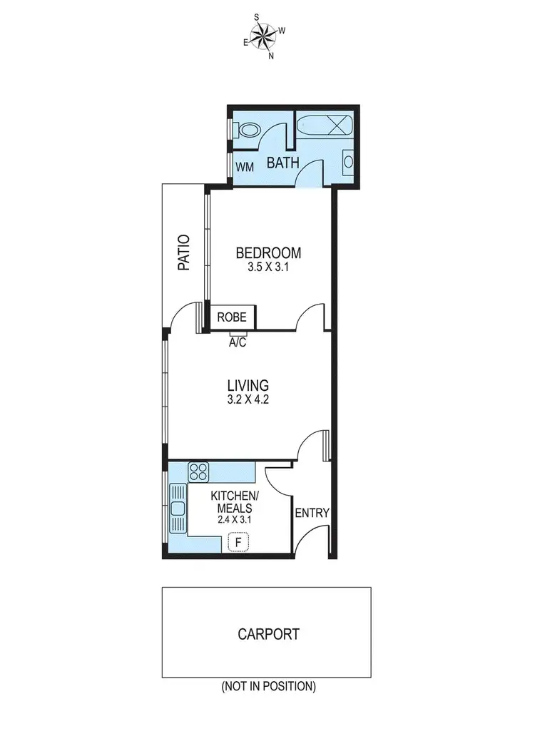Floorplan of Homely apartment listing, 5/36 Rosella Street, Murrumbeena VIC 3163