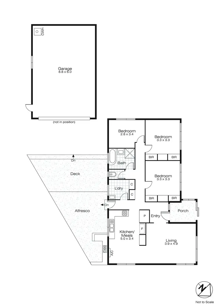 Floorplan of Homely house listing, 9 Weemala Avenue, Delacombe VIC 3356