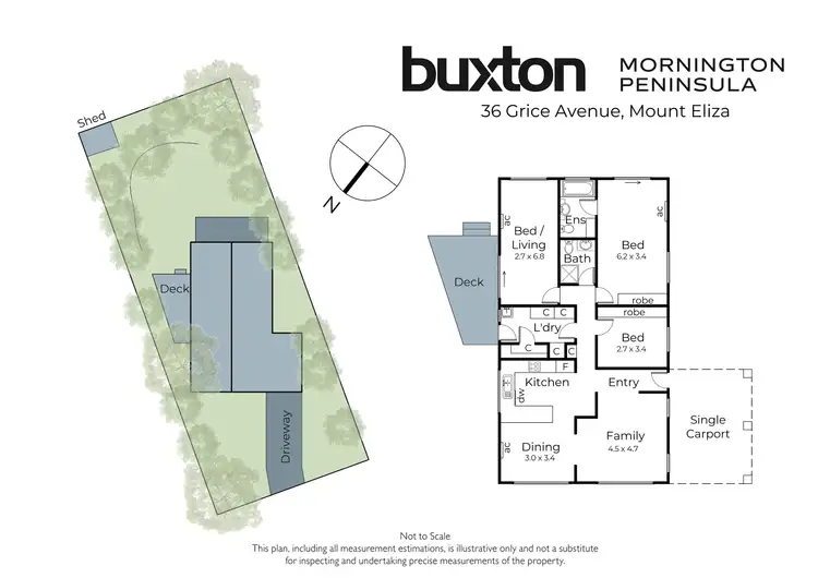 Floorplan of Homely house listing, 36 Grice Avenue, Mount Eliza VIC 3930